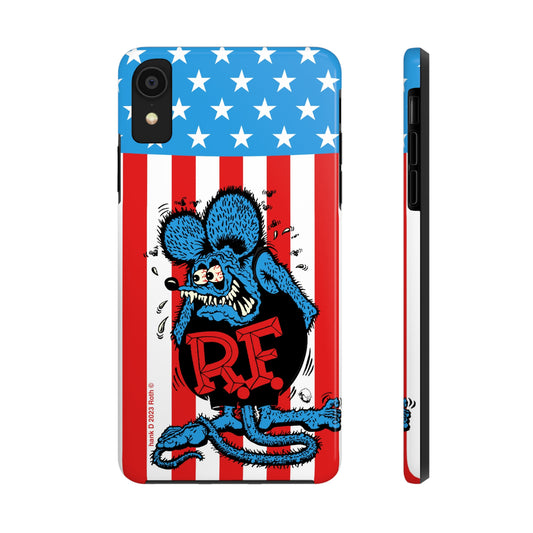 Red, White and Fink - Tough Phone Case