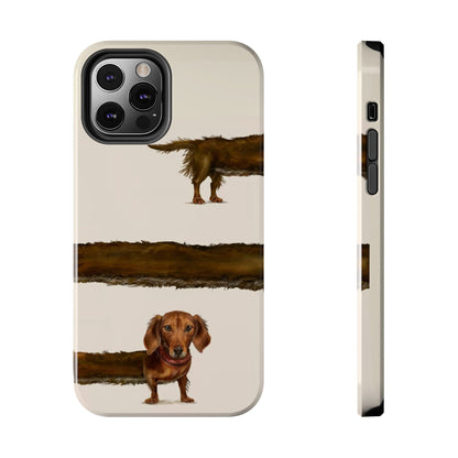 Wraparound Dachshund Long Dog Tough Phone Case