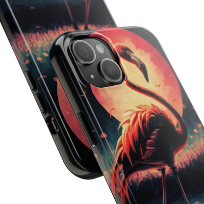 Sunset Flamingo Defender Case