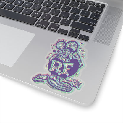 Quirky Quirk Rat Fink Sticker: Offset Color Fusion