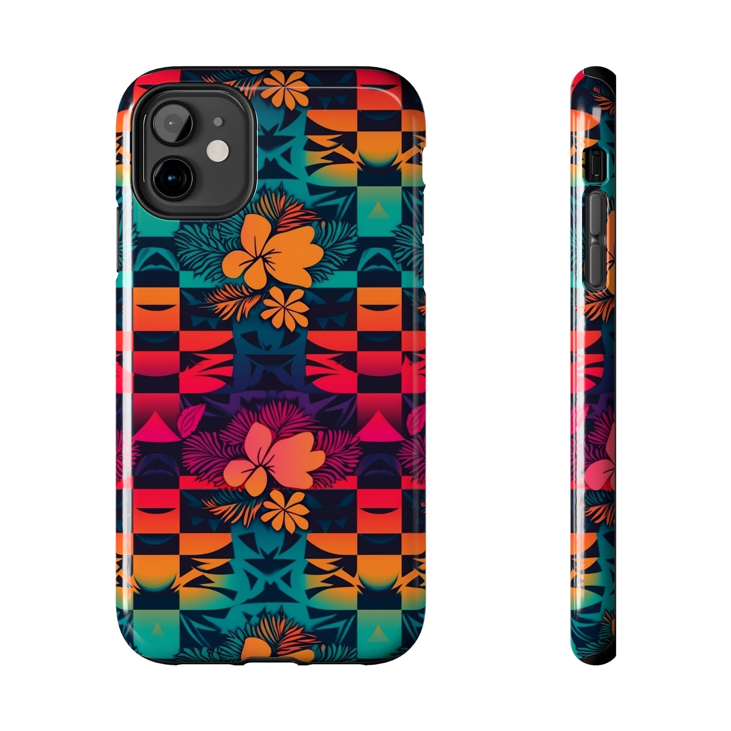 Electric Plumeria - Hawaiian Tough Phone Case