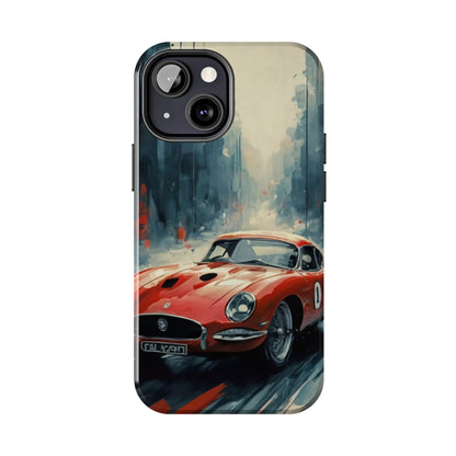 City Drive Red Sports Car Tough Phone Case