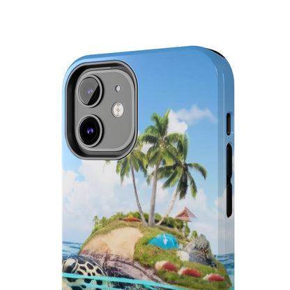 Island Turtle Ocean Adventure Tough Phone Case