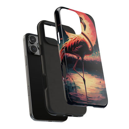 Sunset Flamingo Defender Case