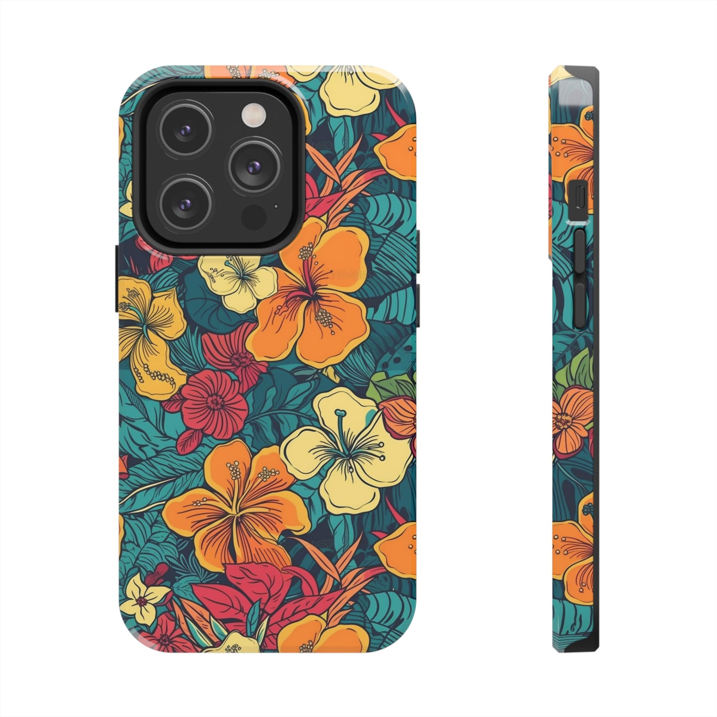 Brilliant Lokelani - Hawaiian Tough Phone Case