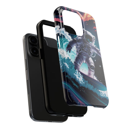 Space Surfer Astronaut Adventure Tough Phone Case