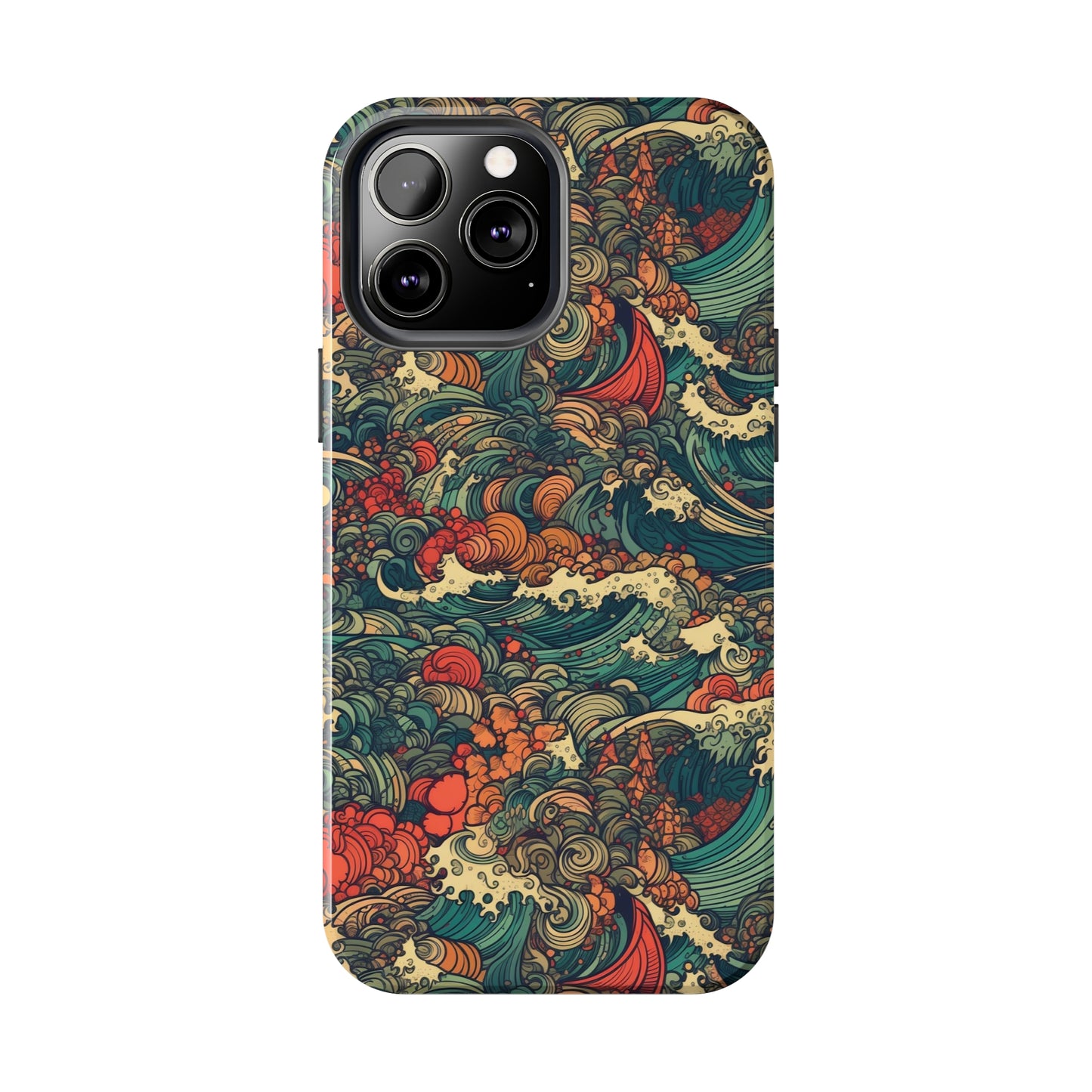 Electric Ocean - Wave of Colors - Tough Phone Cases