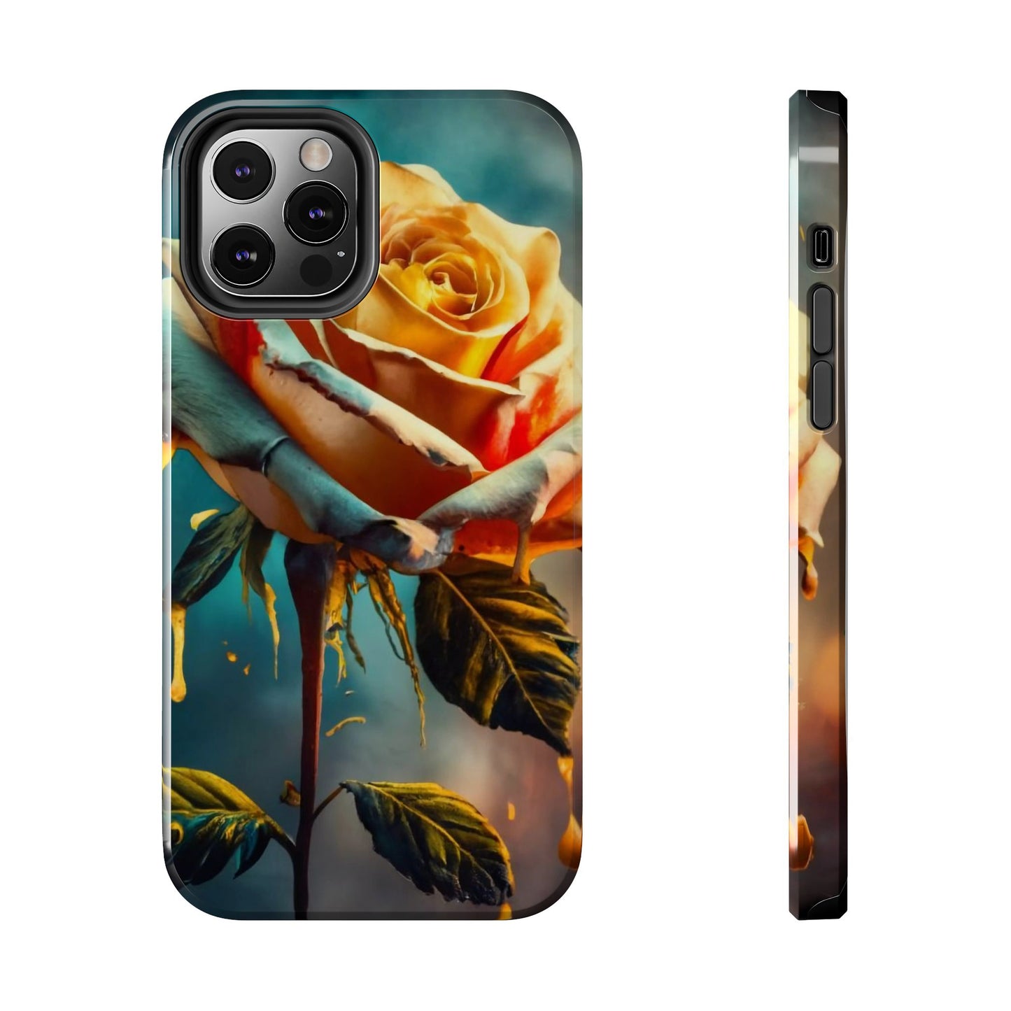 Golden Rose Elegance Tough Phone Case