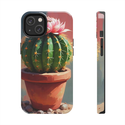 DesertBloom Terracotta Cactus Tough Phone Case