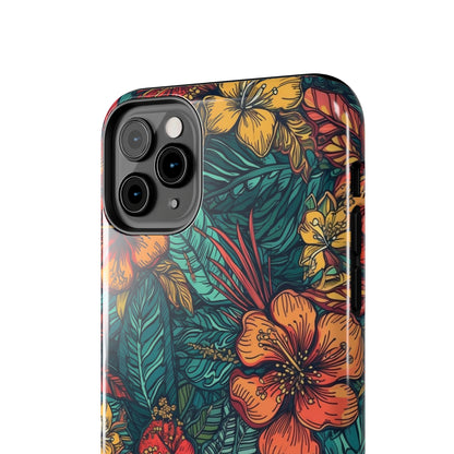 Radiant Frangipani - Hawaiian Tough Phone Case