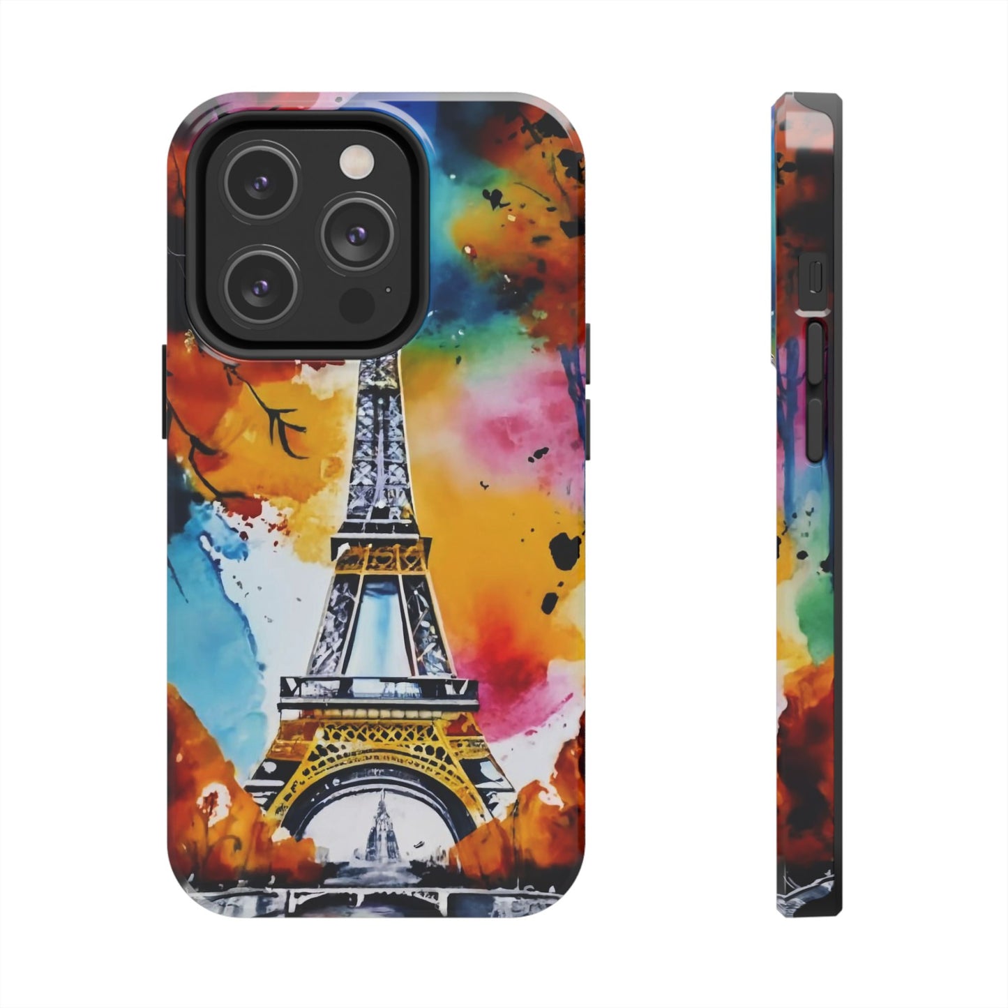 Vibrant Twilight Eiffel Defender Case