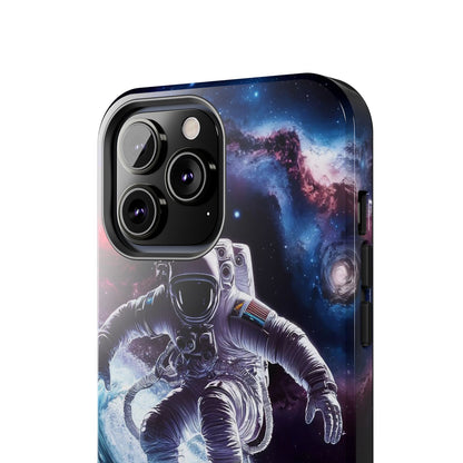 Galactic Wave Rider Astronaut Tough Phone Case