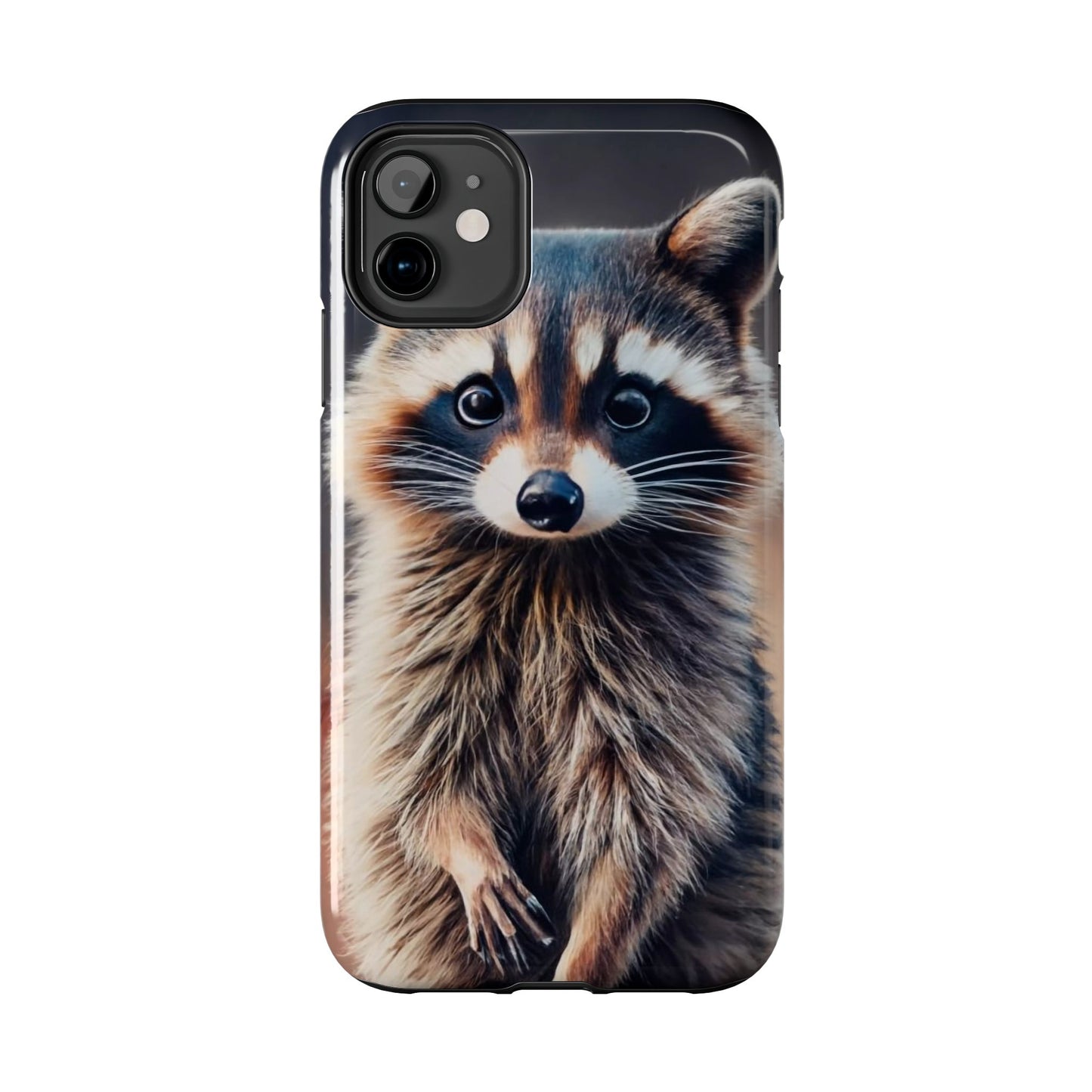 Abstract Raccoon Charm Tough Phone Case