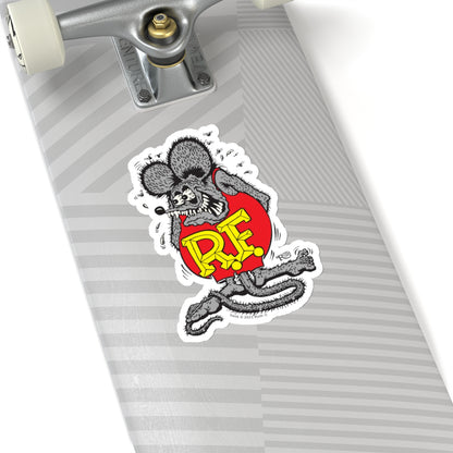 Gray Ghost Rat Fink Sticker