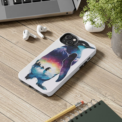 Arctic Majesty Penguin Tough Phone Case