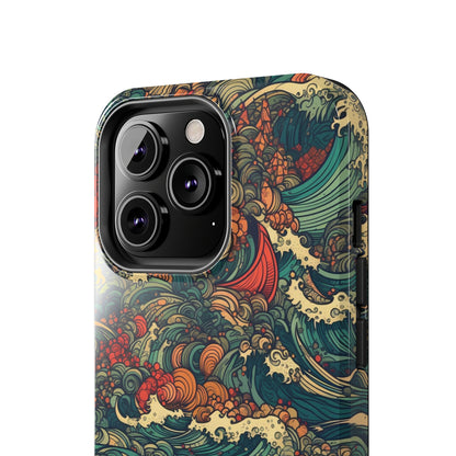 Electric Ocean - Wave of Colors - Tough Phone Cases