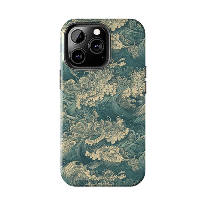 Tranquil Tides - Wave of Colors - Tough Phone Case