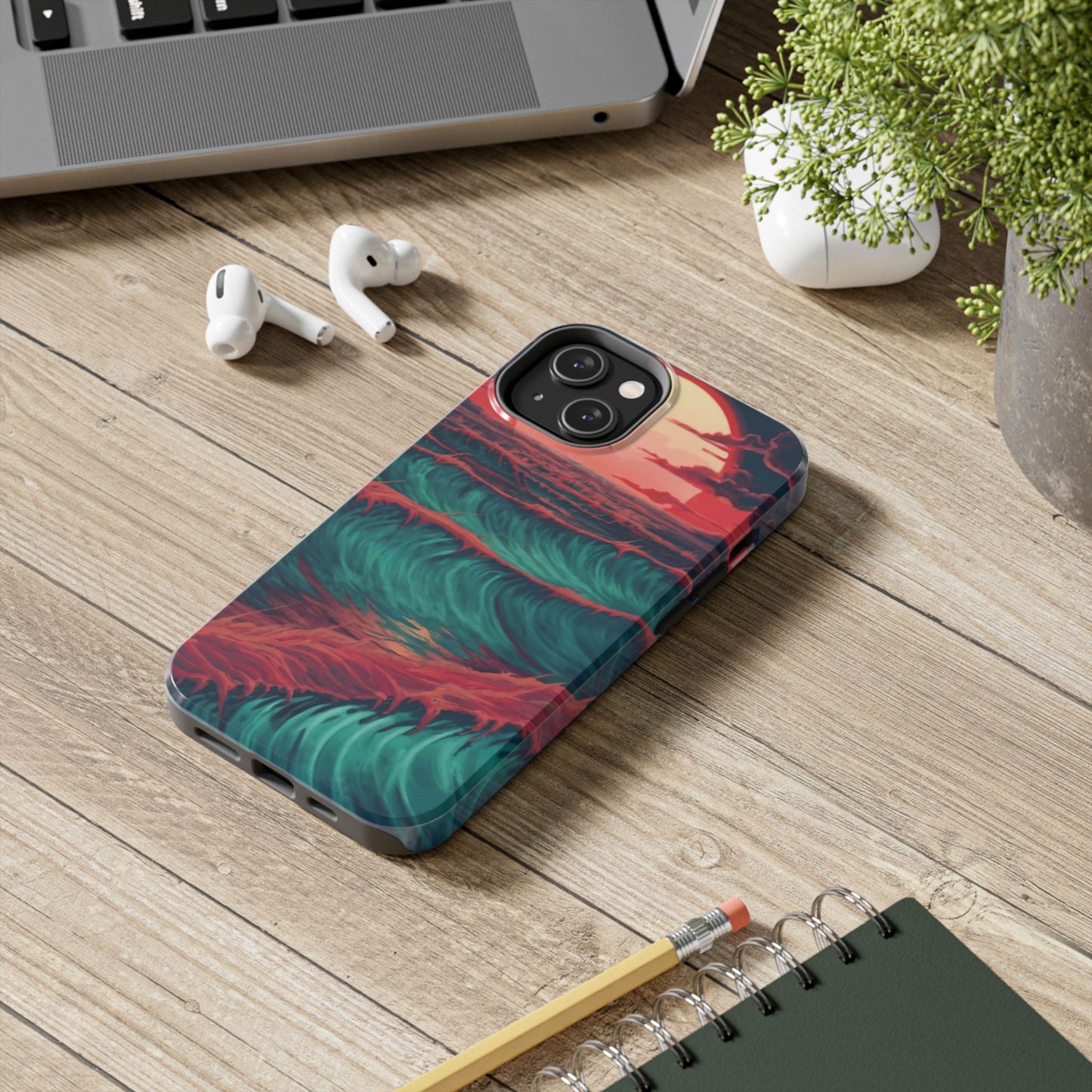 Sunset Waves ToughShield Case