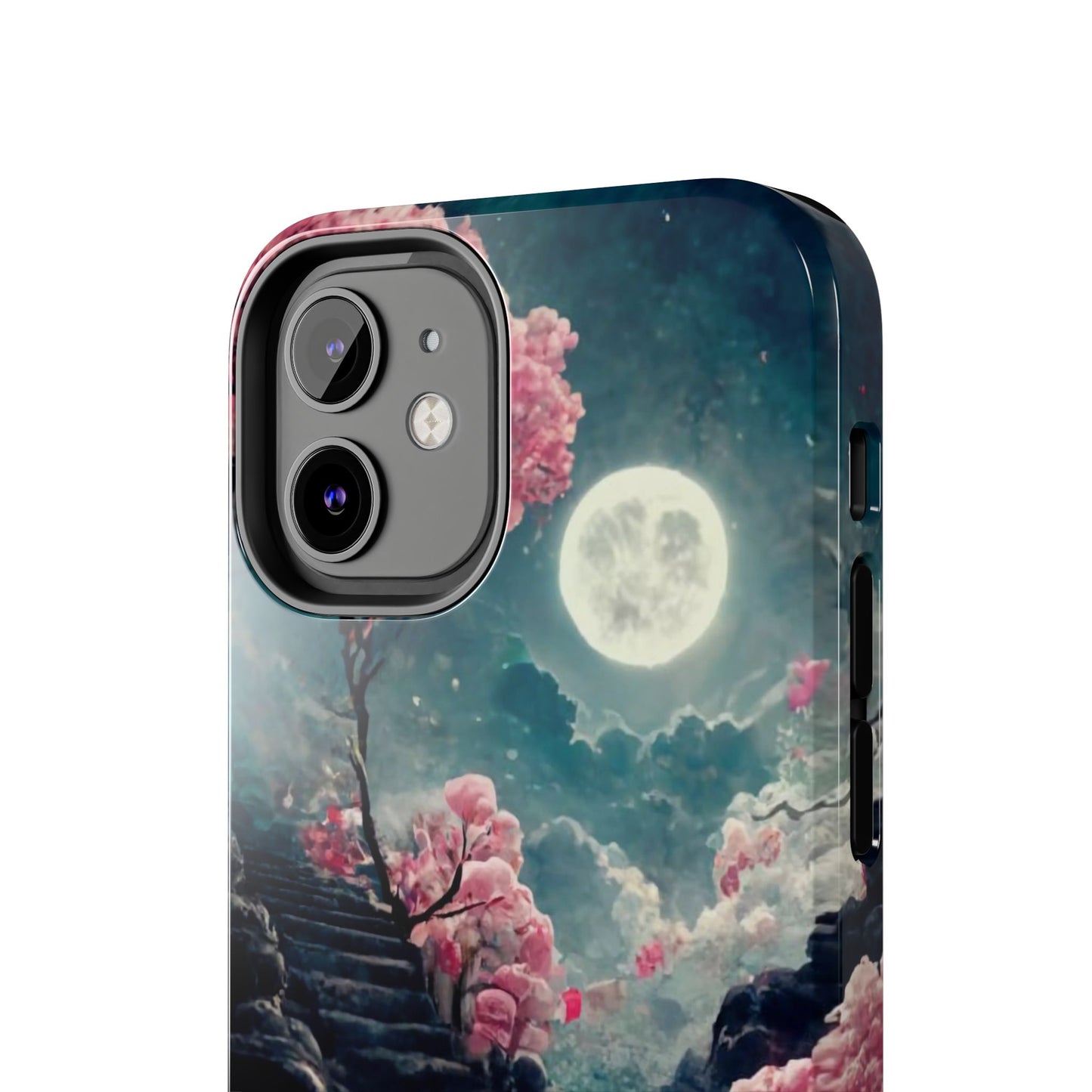 Mountain Path Cherry Blossoms Tough Phone Case