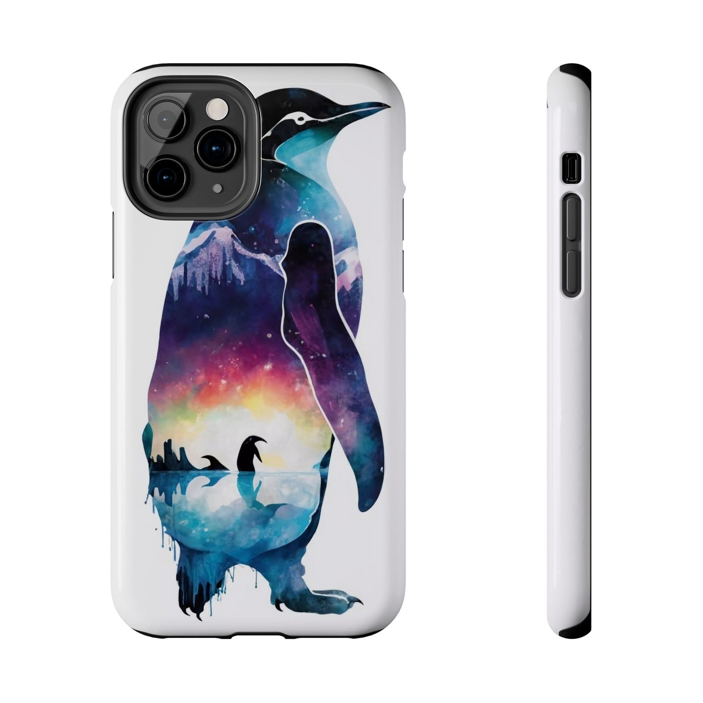 Arctic Majesty Penguin Tough Phone Case