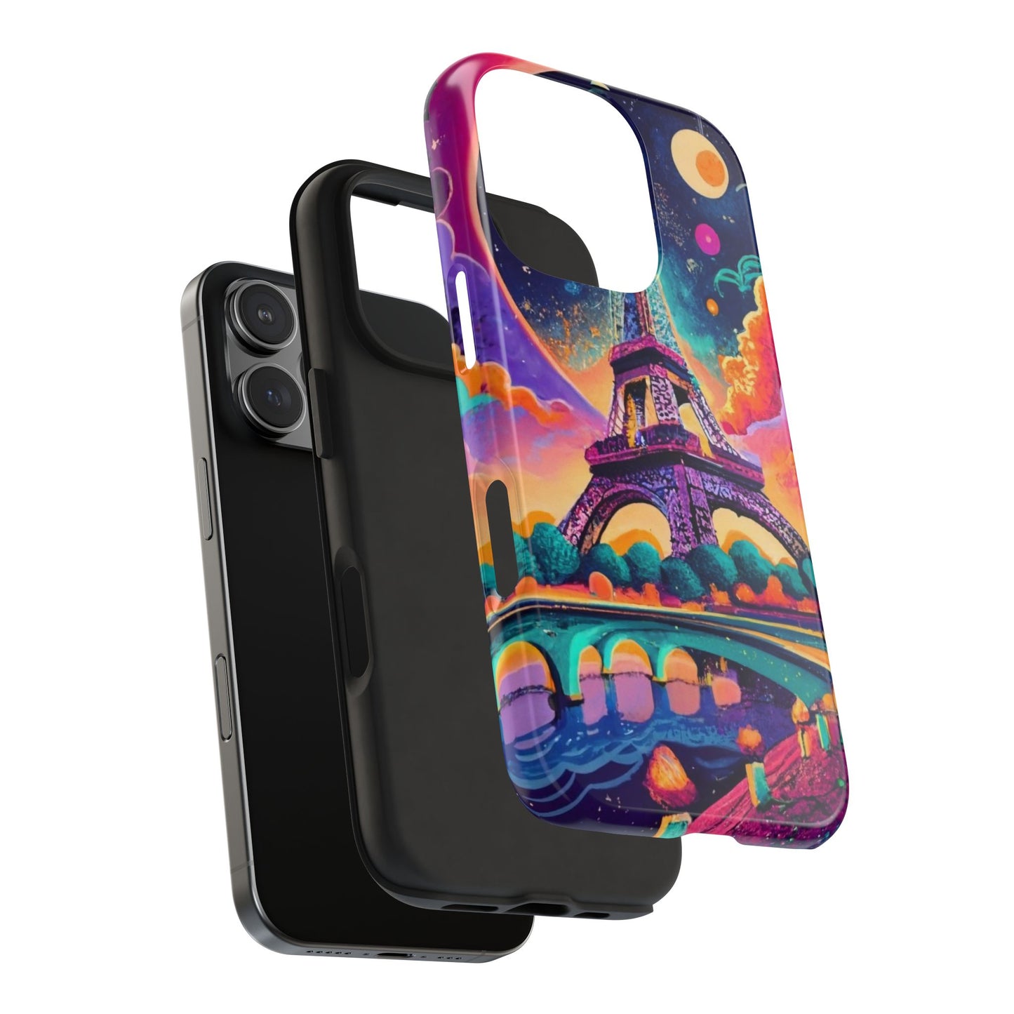 Vibrant Parisian Skyline ArmorGuard Case