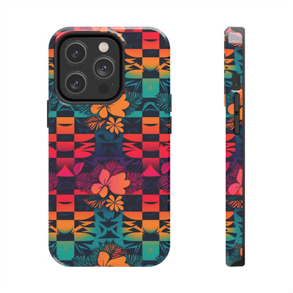 Electric Plumeria - Hawaiian Tough Phone Case