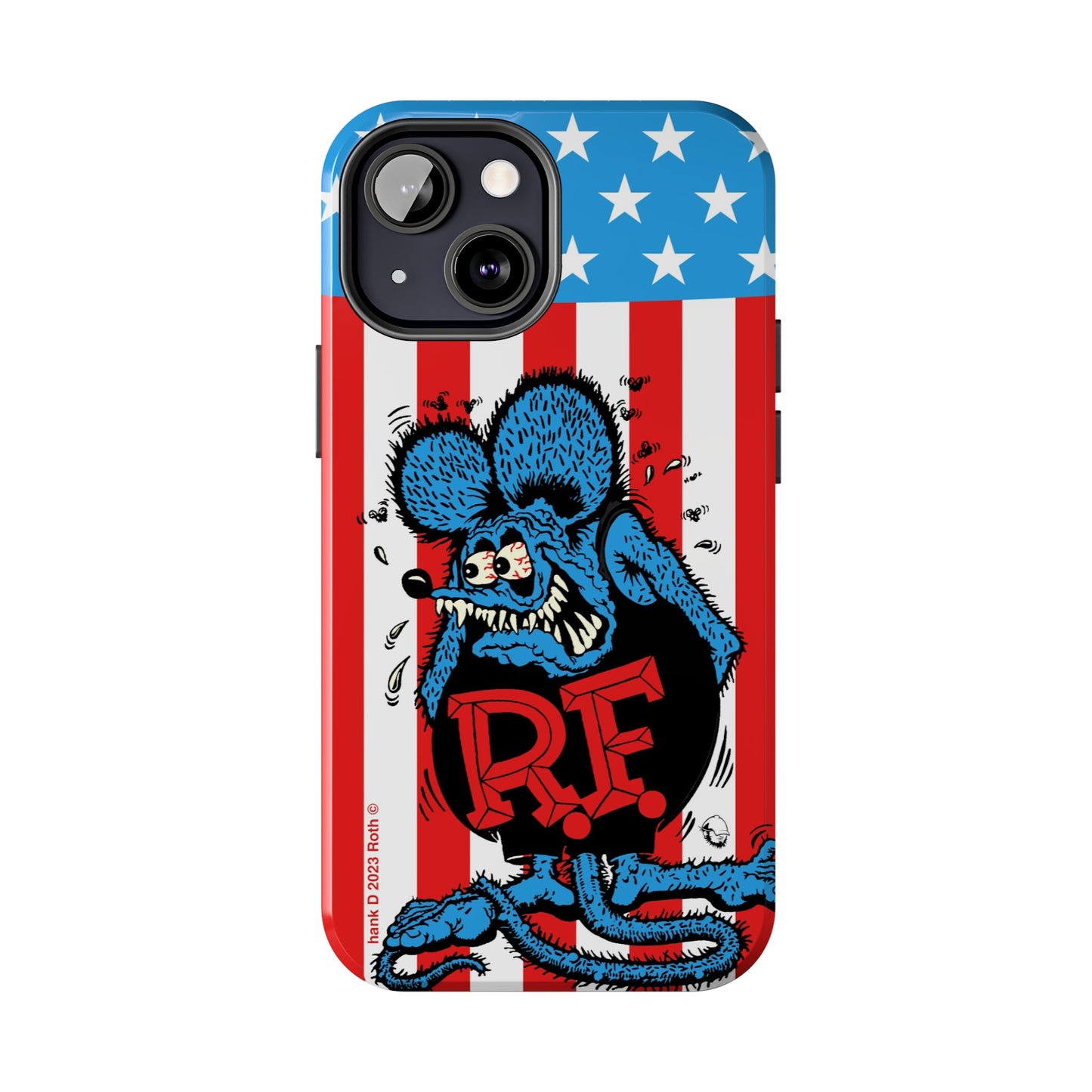 Red, White and Fink - Tough Phone Case