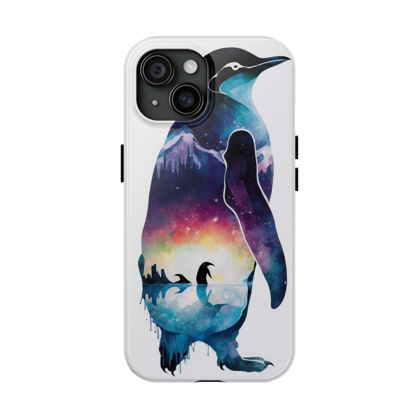 Arctic Majesty Penguin Tough Phone Case