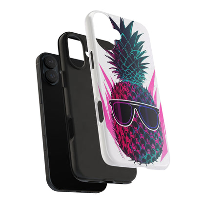 Sunglass Clad Pineapple Funk Tough Phone Case