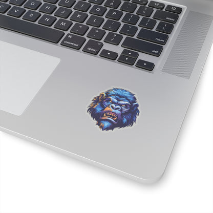 Blue Fury Yeti Vinyl Sticker