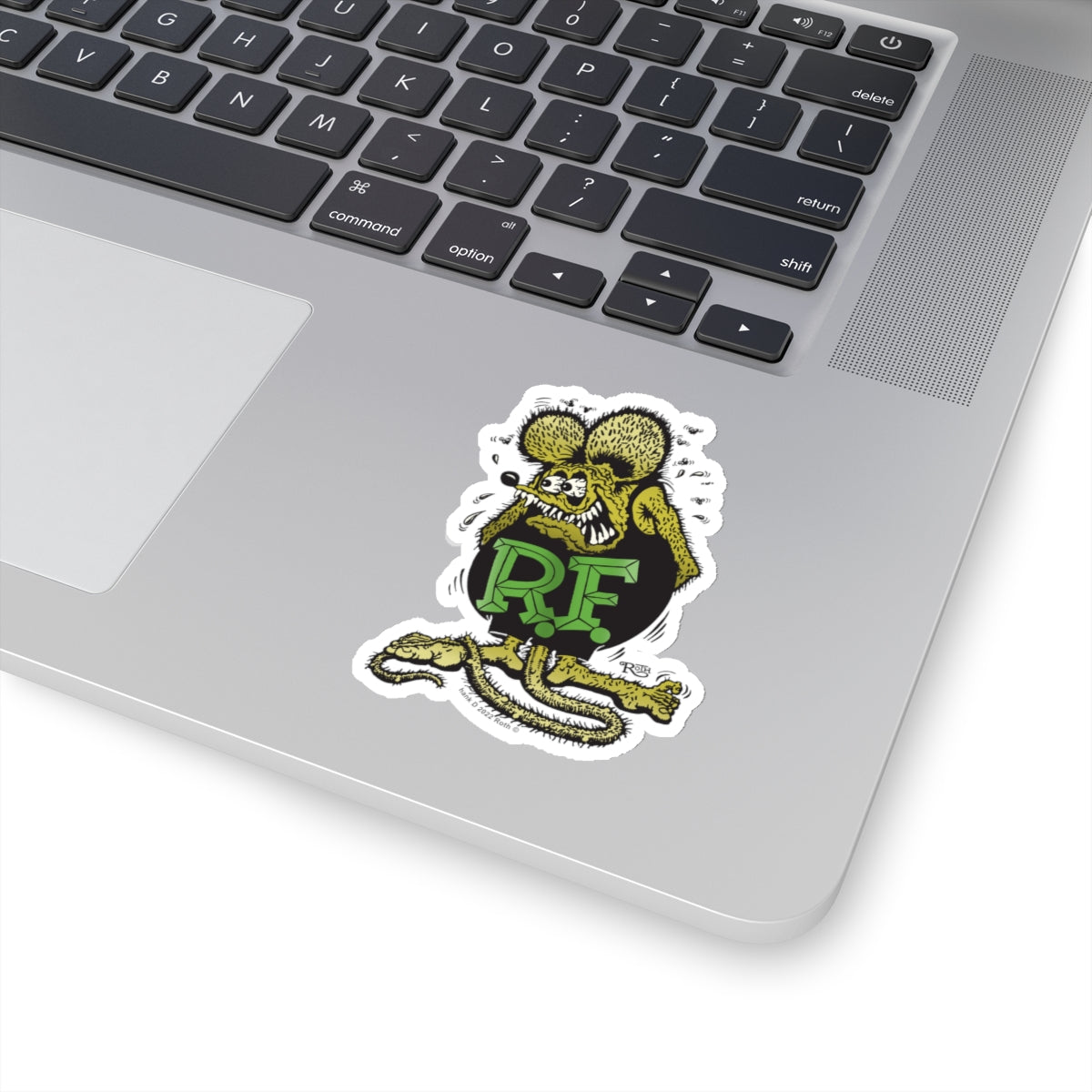 Bold Yellow & Black Rat Fink Sticker