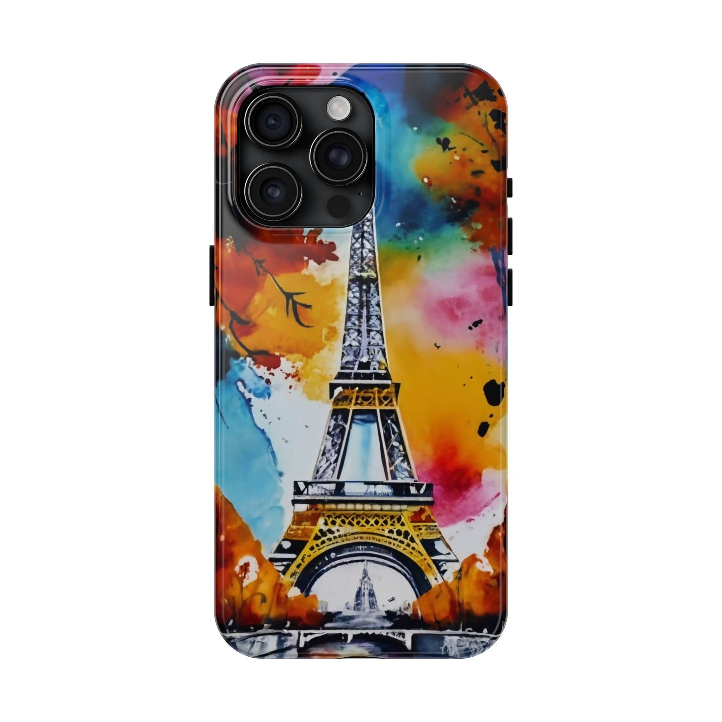 Vibrant Twilight Eiffel Defender Case