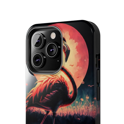 Sunset Flamingo Defender Case