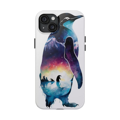 Arctic Majesty Penguin Tough Phone Case