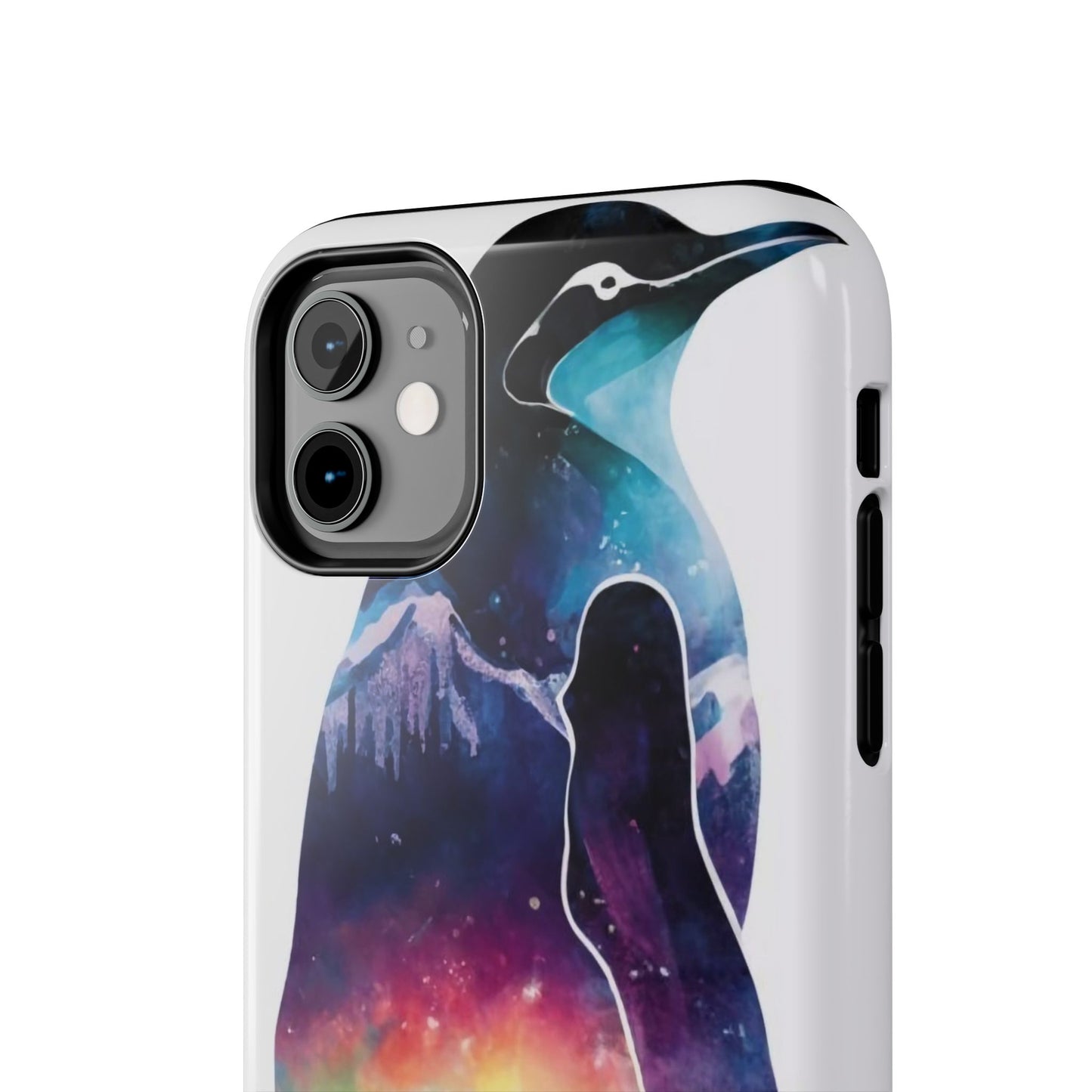 Arctic Majesty Penguin Tough Phone Case