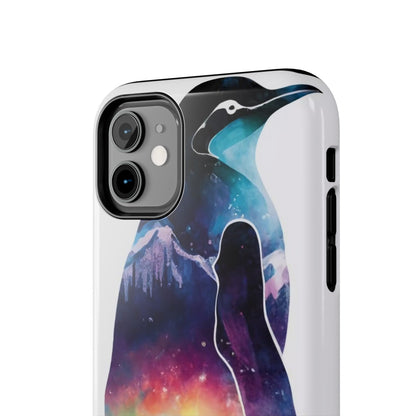 Arctic Majesty Penguin Tough Phone Case