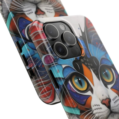 Whimsical Cat Dreamscape Guardian Phone Case