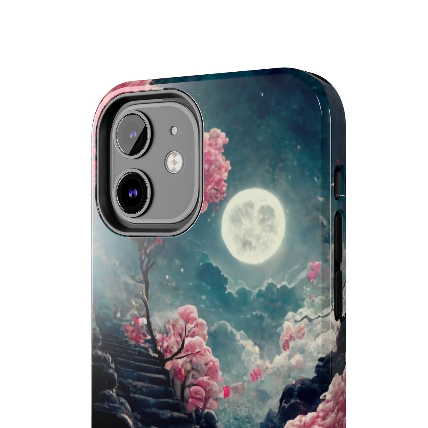 Mountain Path Cherry Blossoms Tough Phone Case