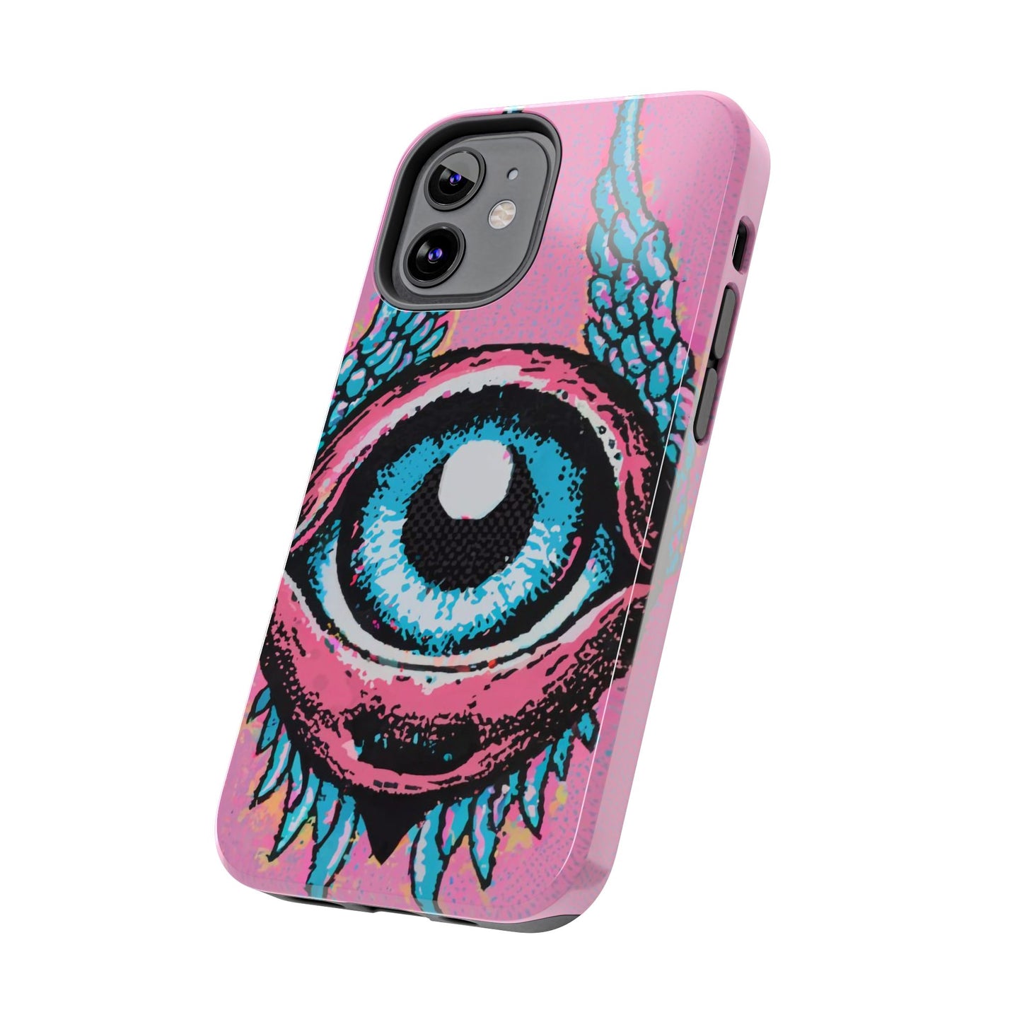 Halftone Horizon Eyeball iPhone Case