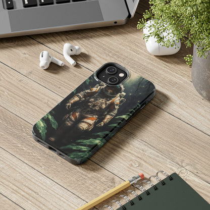 Cosmic Explorer Jungle Trek Tough Phone Case