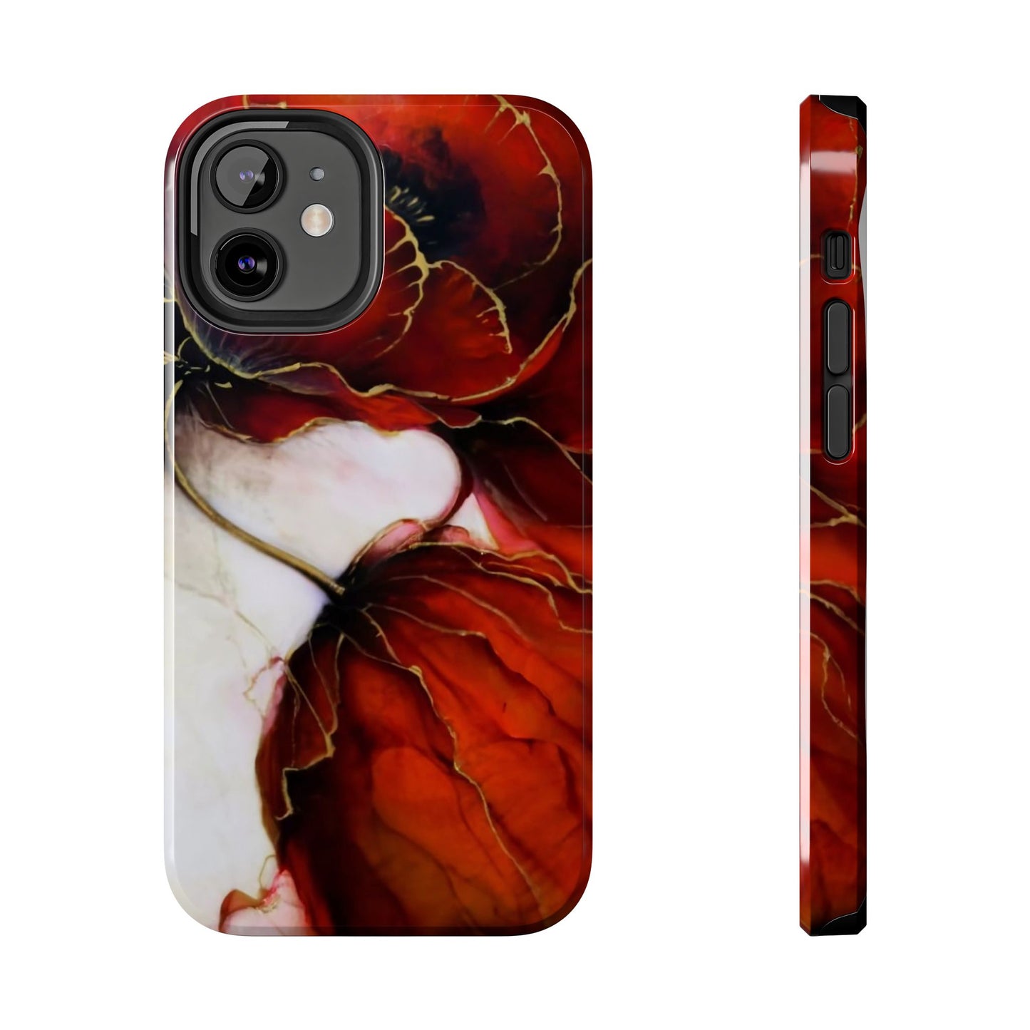 Ethereal Blossom Alcohol Ink Tough Phone Case