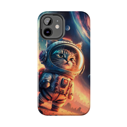 Cosmic Kitty Space Explorer Tough Phone Case