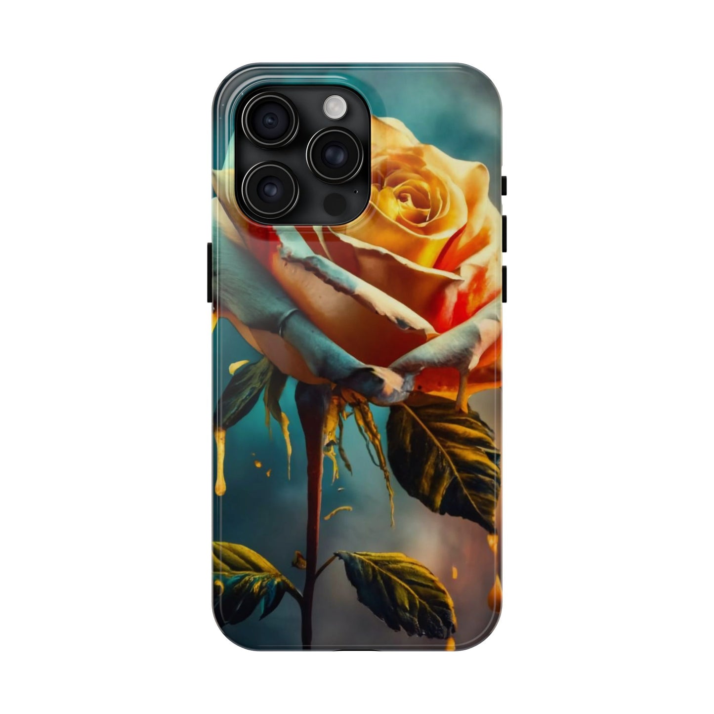 Golden Rose Elegance Tough Phone Case