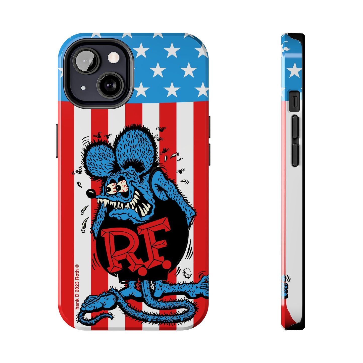 Red, White and Fink - Tough Phone Case