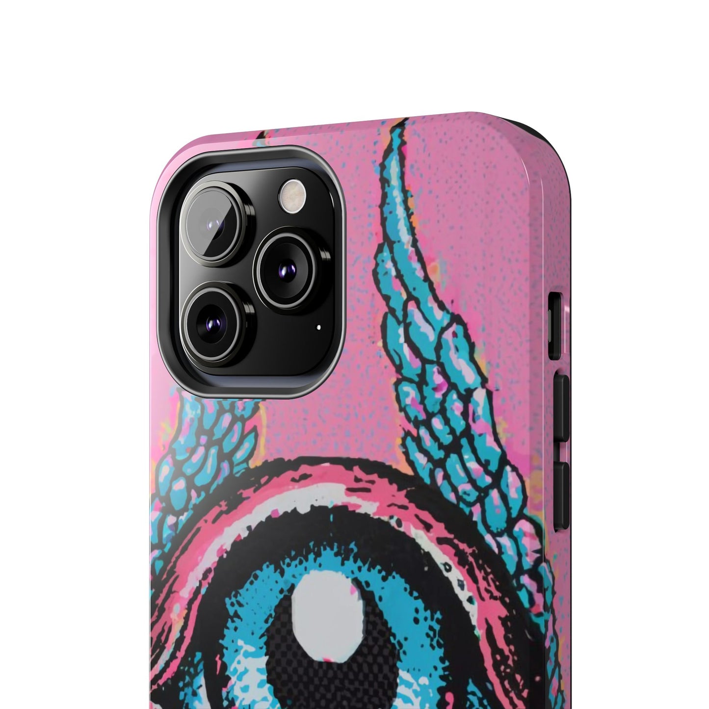 Halftone Horizon Eyeball iPhone Case