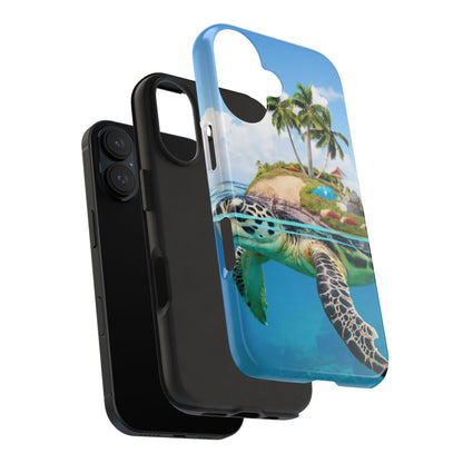 Island Turtle Ocean Adventure Tough Phone Case