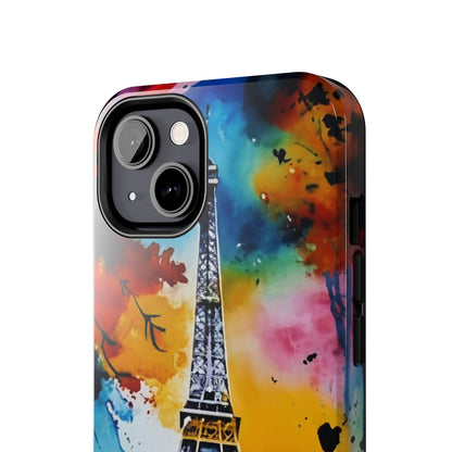 Vibrant Twilight Eiffel Defender Case