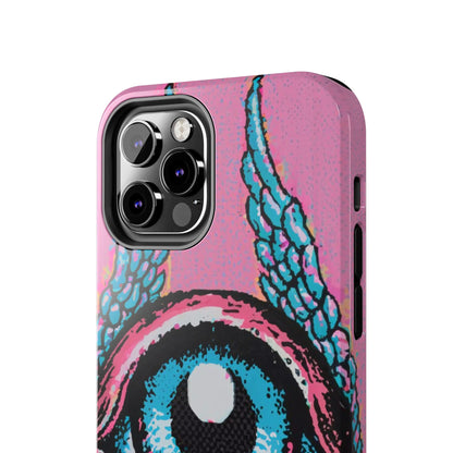 Halftone Horizon Eyeball iPhone Case