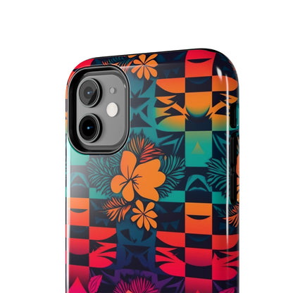 Electric Plumeria - Hawaiian Tough Phone Case