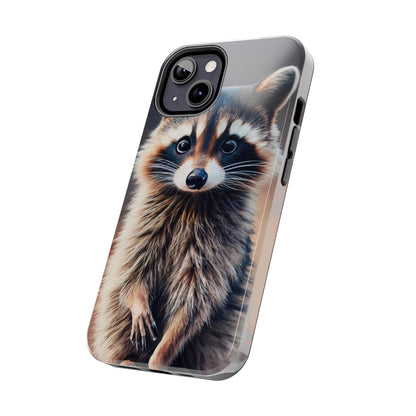 Abstract Raccoon Charm Tough Phone Case